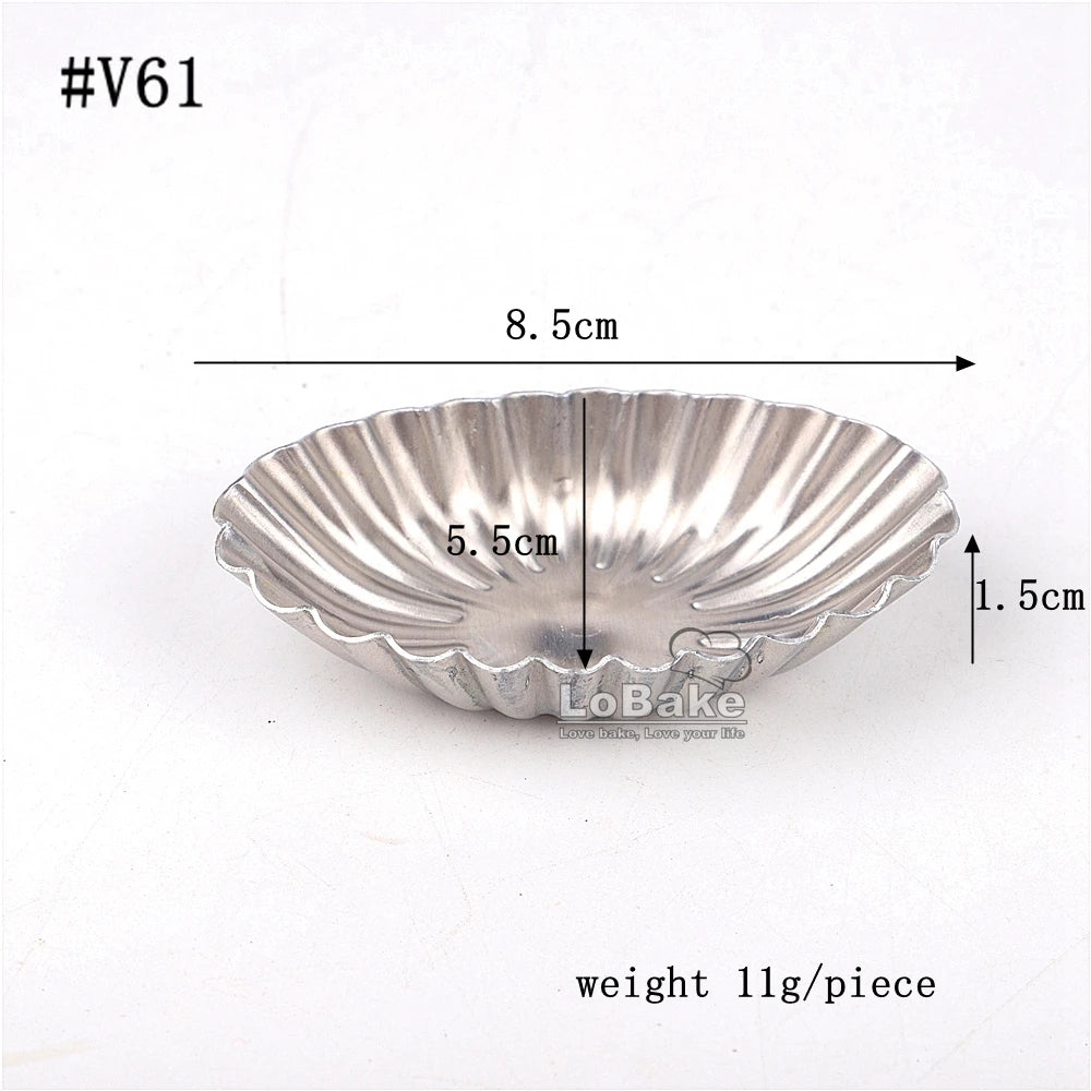 Aluminium Fluted Tartlet Moulds – 10 Pack
