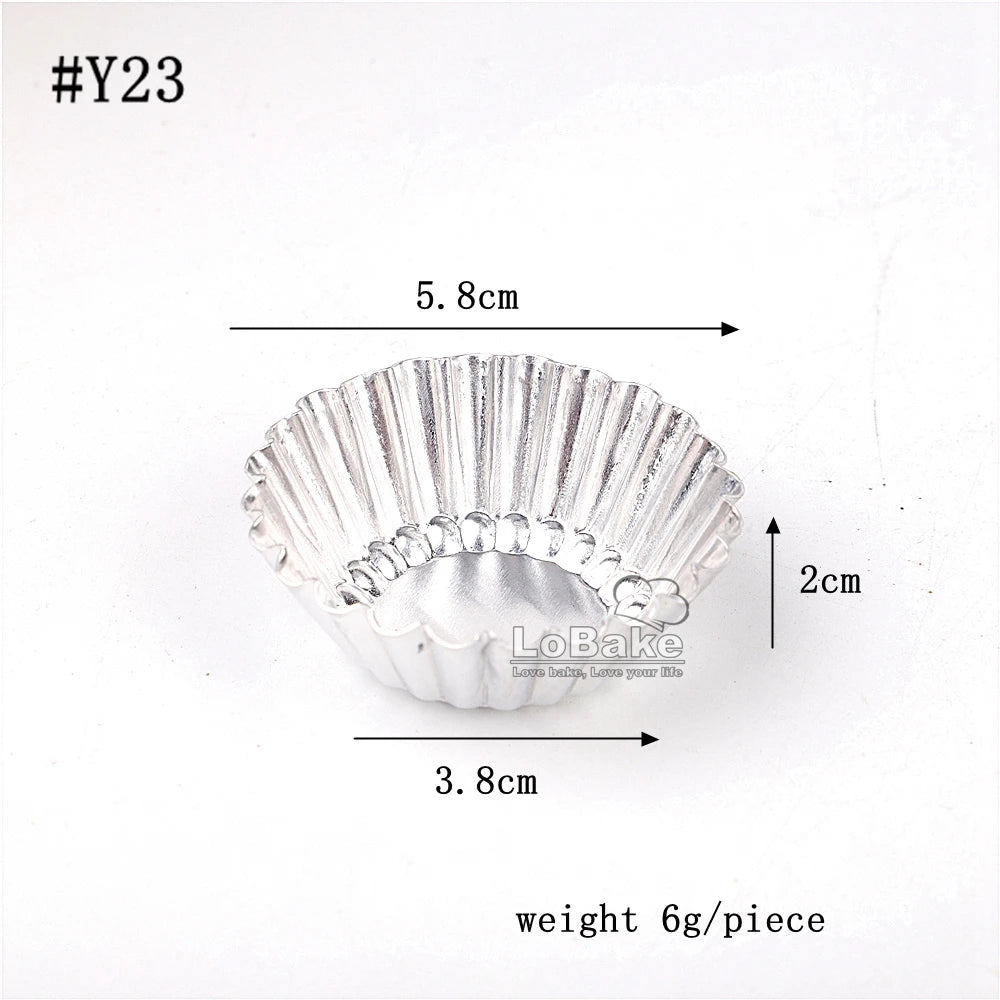 Aluminium Fluted Tartlet Moulds – 10 Pack