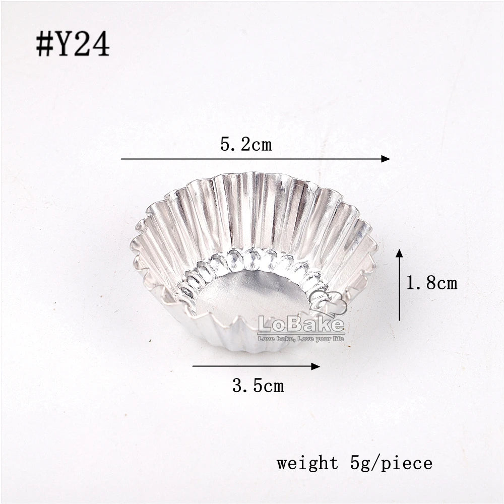 Aluminium Fluted Tartlet Moulds – 10 Pack