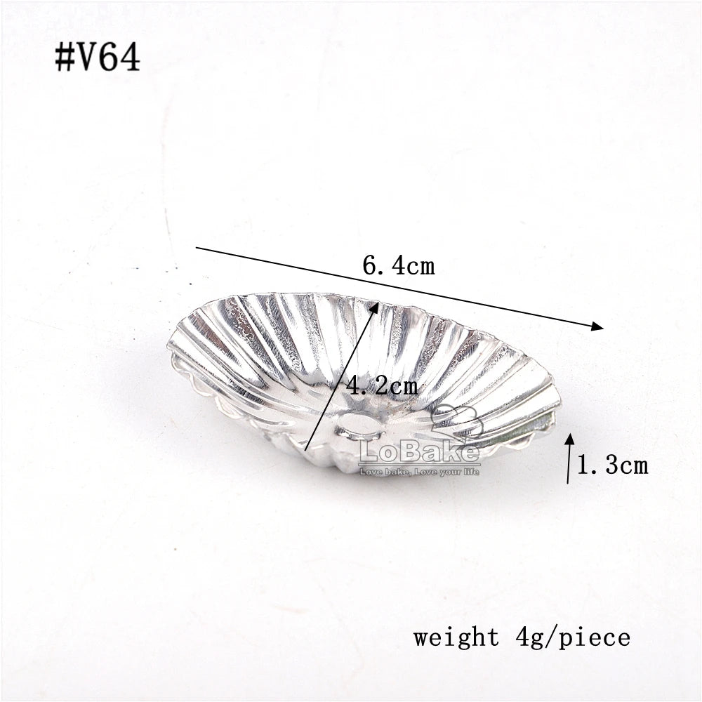 Aluminium Fluted Tartlet Moulds – 10 Pack