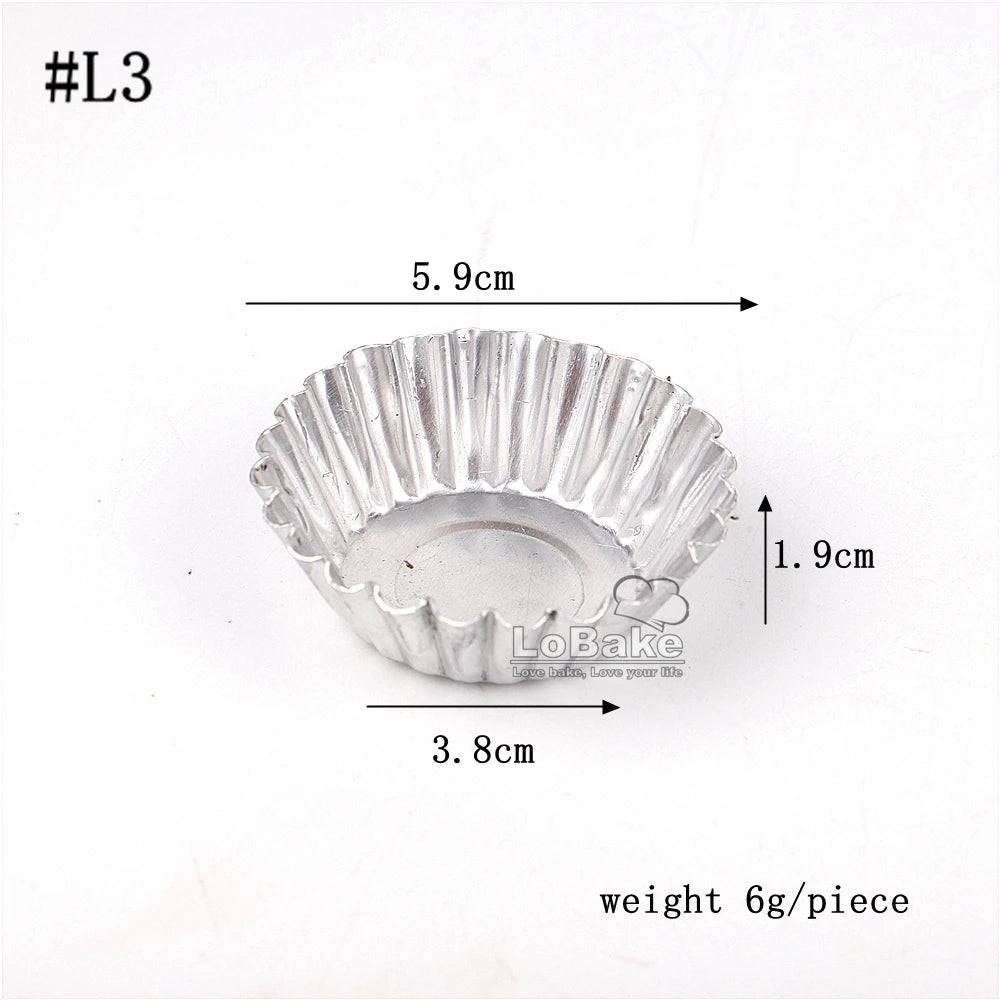Aluminium Fluted Tartlet Moulds – 10 Pack