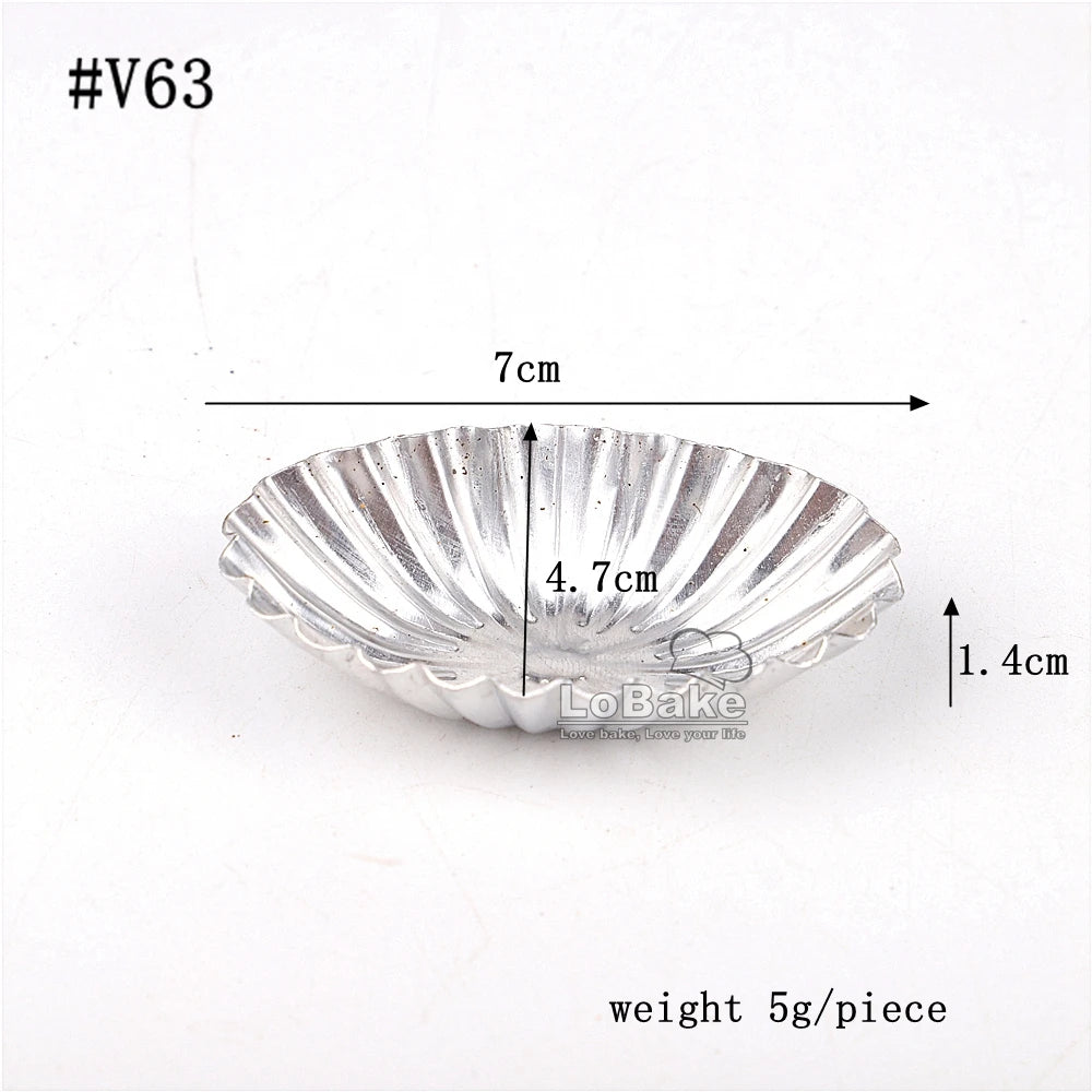Aluminium Fluted Tartlet Moulds – 10 Pack