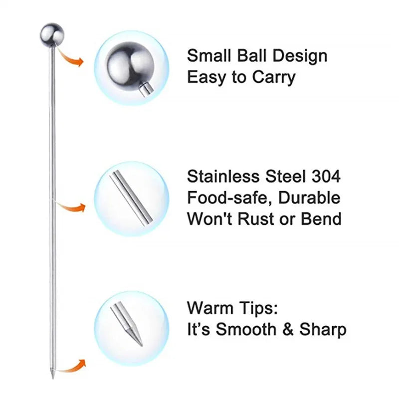 Stainless Steel Cocktail Picks